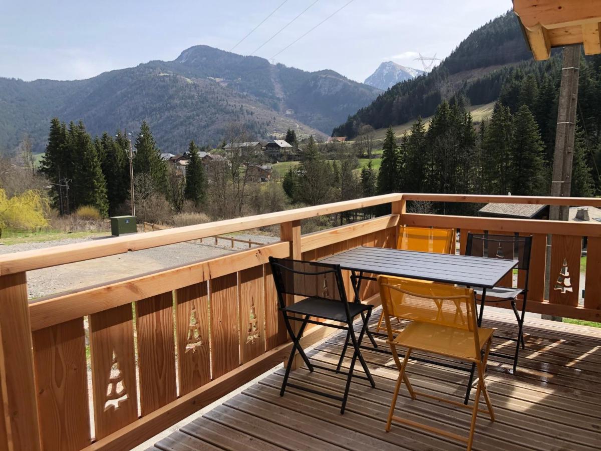 Chalet Cosy Et Moderne Vue Montagnes Seytroux Exteriér fotografie